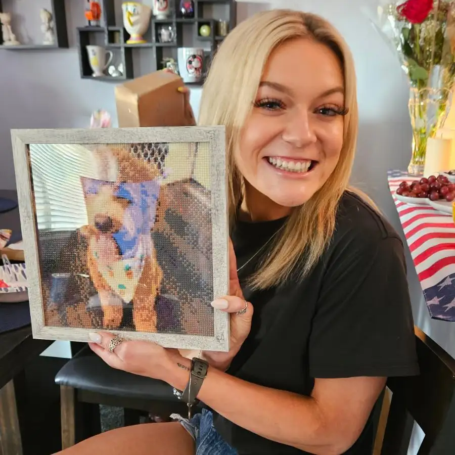 Diamond Painting Eigen bild