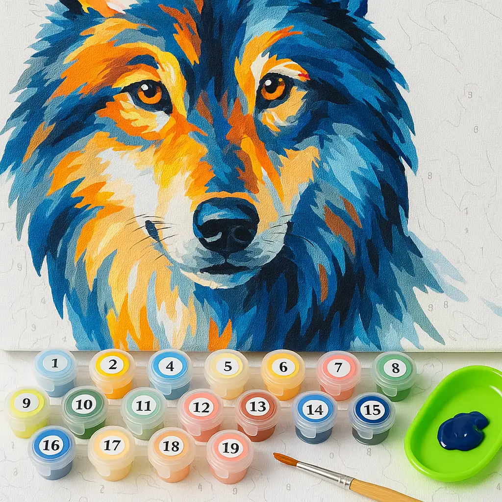 Malen Nach Zahlen Progress