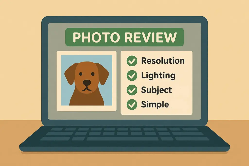 Malenify Review Process of Photos